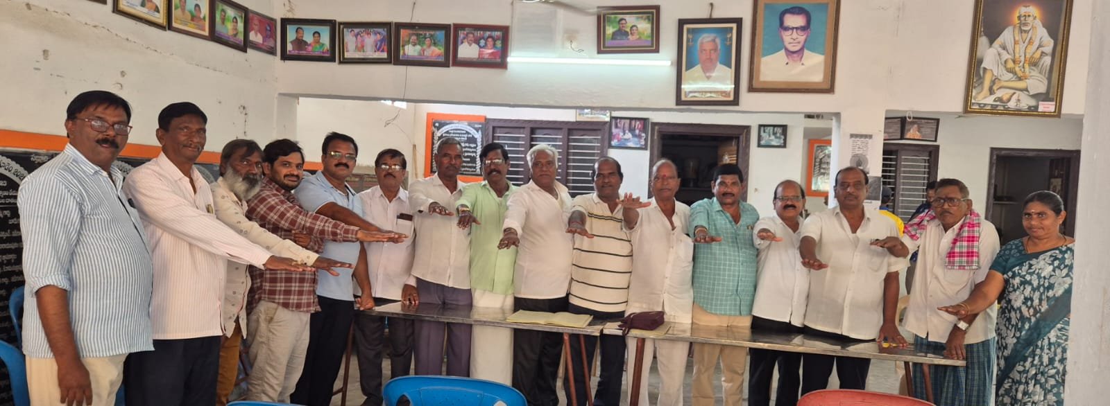 శ్రీ షిరిడి సాయి సేవా సమితి నూతన కార్యవర్గం ఎన్నిక  అధ్యక్షుడిగా పందిరి వెంకటరెడ్డి.. ప్రధాన కార్యదర్శిగా అనంతుల కృష్ణయ్య